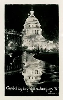 Small Format: Washington DC, USA - Capitol by Night