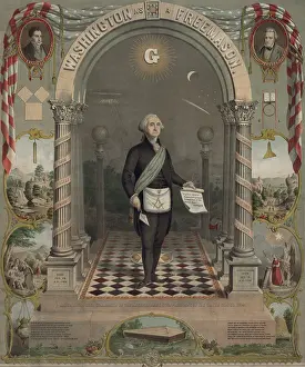 Rational: Washington as a Freemason, by Strobridge &