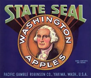 Graces: Washington Fruit Label