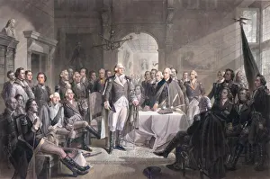 Mary Evans Library Of Congress (l&l): Washington and his generals