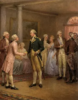 Bureaucracy: Washington Greeting Lafayette at Mount Vernon