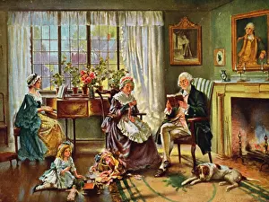 C1911: Washington at home