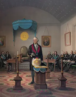 Masons: Washington as a master Mason