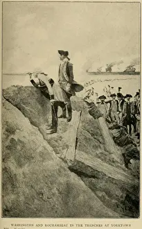 Rochambeau: Washington and Rochambeau in the trenches ?