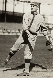 Pitching: Washington Senators pitcher Walter Johnson ca. 1910-1919