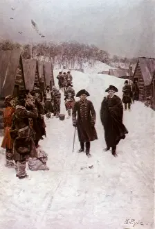 Steuben: Washington & Steuben at Valley Forge