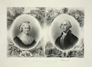 C1876: Washington and his wife