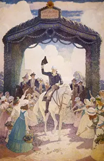 Presidency: Washington's Reception by the Ladies of Trenton