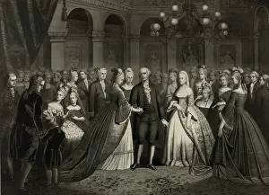 Washingtons: Washington's reception at the White House, 1776