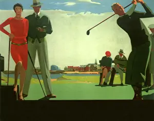 Golfer: Watching the Ball