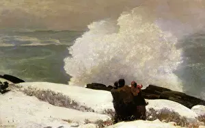 Breakers: Watching the Breakers, by Winslow Homer