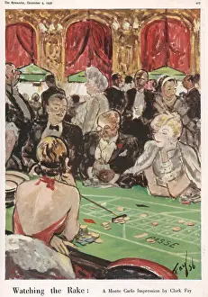 Socialites: Watching The Rake. By Clark Fay