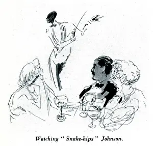 Watching Snake-hips Johnson at the Cafe de Paris
