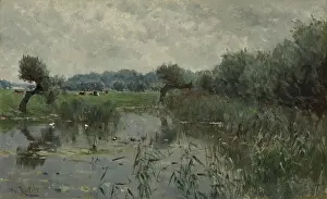 Impressionistic: Water Meadows on the River IJssel