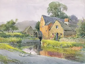 Stannard: Water mill, Lower Slaughter, Gloucestershire