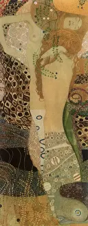 Snakes: Water Snakes I, by Klimt