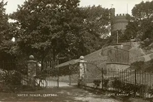 Railings: Water Tower, Croydon, Surrey