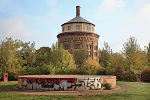 Wasserturm: Water tower, Wasserturmplatz, Berlin, Germany