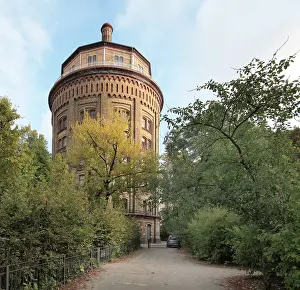 Wasserturm: Water tower, Wasserturmplatz, Berlin, Germany