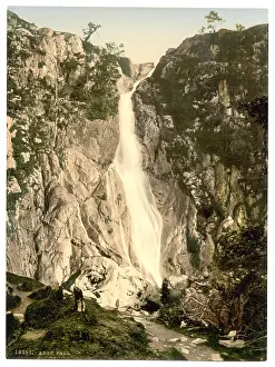 Aber: Waterfall of Aber Falls, Bangor
