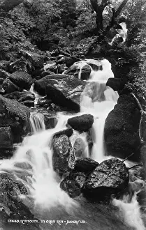 Lynmouth: Waterfall in Glen Lyn