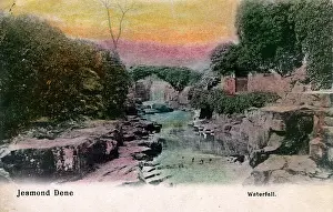 Dene: Waterfall, Jesmond Dene, County Durham