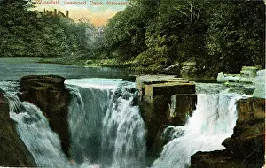 Dene: Waterfall, Jesmond Dene, County Durham