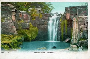 Dene: Waterfall, Jesmond Dene, County Durham