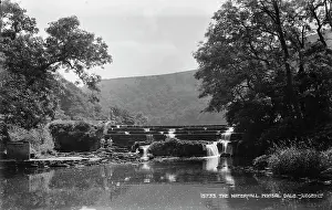 Derbyshire: The Waterfall, Monsal Dale