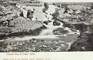 Liban: Waterfall - Mount Lebanon (Mont Liban) Mountain Range, Syria