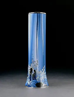 Cloisonne: Waterfall vase