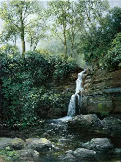 Dales: Waterfall, Yorkshire Dales