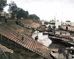 Hankou: Waterfront, Hankow (Hankou), China