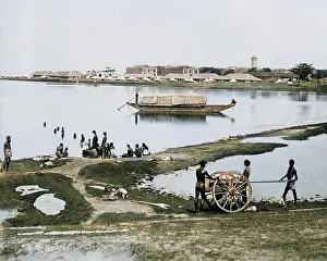 Colombo: Waterfront scene, Colombo, Ceylon (Sri Lanka)