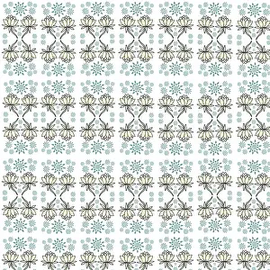 Lilies: Waterlily repeating pattern
