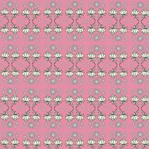 Lilies: Waterlily repeating pattern