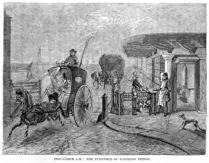 Hansom: WATERLOO BRIDGE