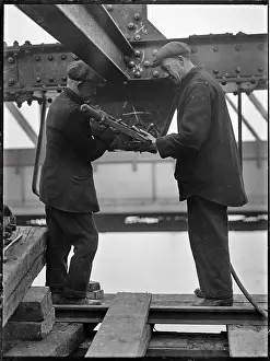 Dismantling: Waterloo Bridge, Lambeth, Lambeth, London