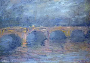 Hinted: Waterloo Bridge, London, at Sunset, by Monet