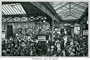 Booking: Waterloo Railway Station, London 1900