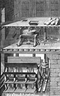 Watermill: Watermill in - 18th century