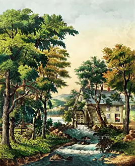 Watermill: Watermill and river