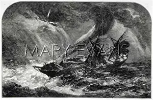 Dismasted: WATERSPOUT AND SHIP
