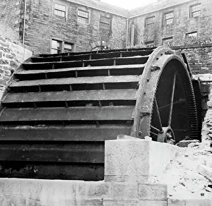 Waterwheel: Waterwheel, Upper Steps Mill, Honley