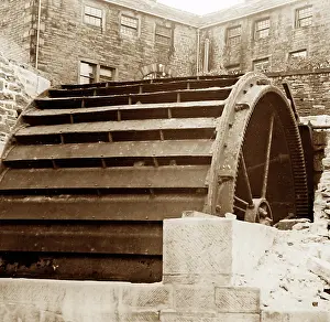 Waterwheel: Waterwheel, Upper Steps Mill, Honley