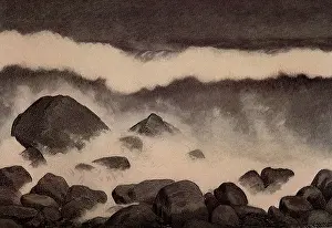 Crashing: Waves Crashing on Rocks