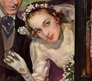 Nuptials: Waving Bride