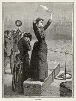 Dockside: Waving Goodbye