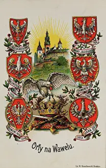 Wawel: Wawel with coat of arms
