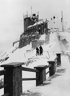 Hardly: Way to the Munich House on the Zugspitze, 1938